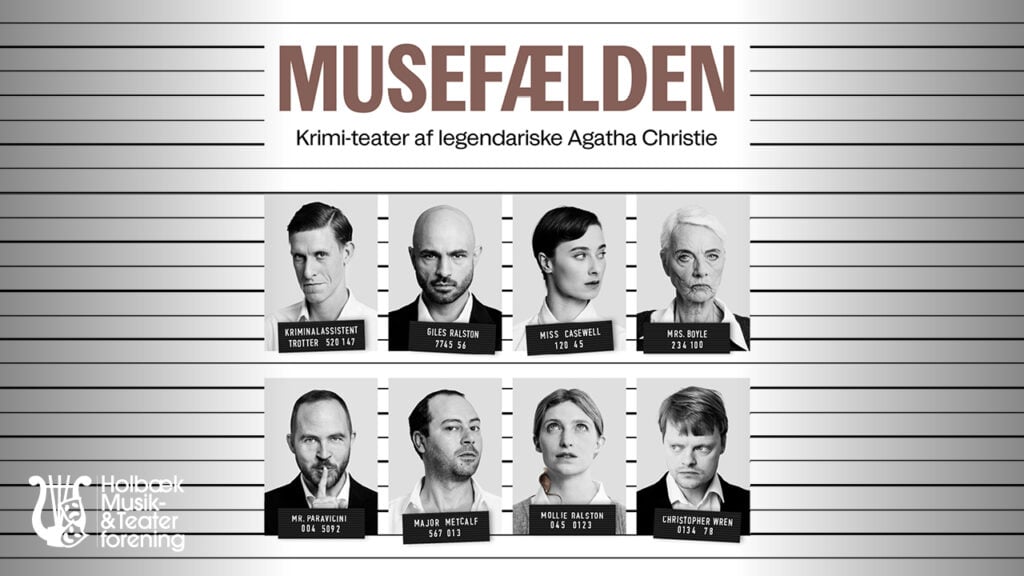 Plakat til Musefælden Folketeatret